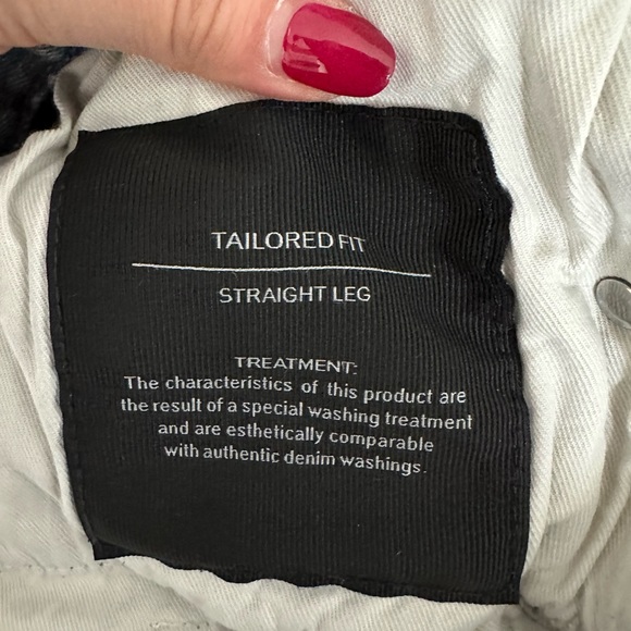 Ermenegildo Zegna Men’s Gray Tailored-Fit Straight Leg Taccuino Jeans Collection - Picture 4 of 13